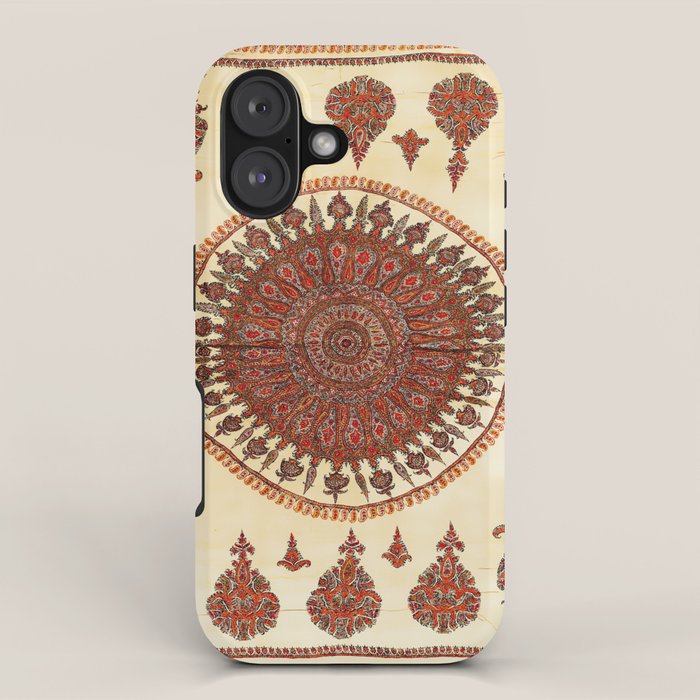 Kerman South Persian Embroidery Print iPhone Case Gallery Image 1