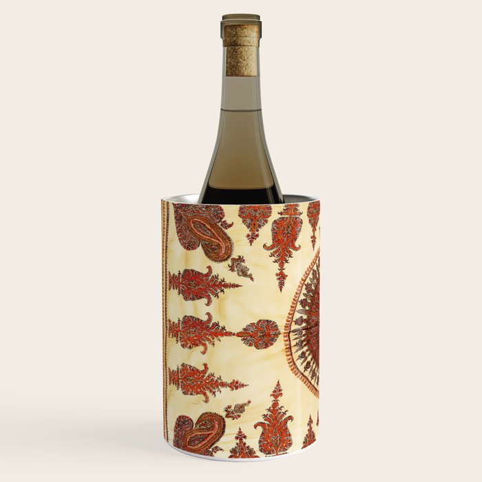 Kerman South Persian Embroidery Print Wine Chiller Gallery Image 2