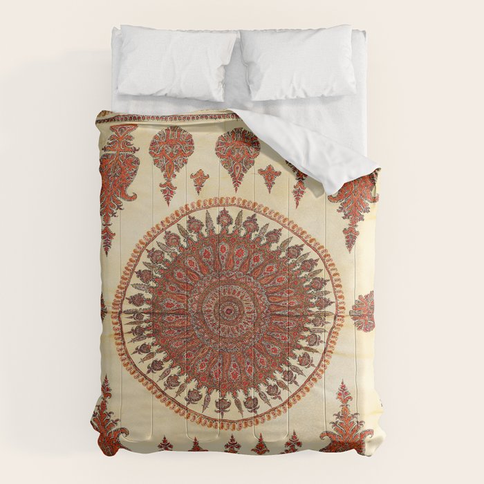 Kerman South Persian Embroidery Print Comforter Gallery Image 6