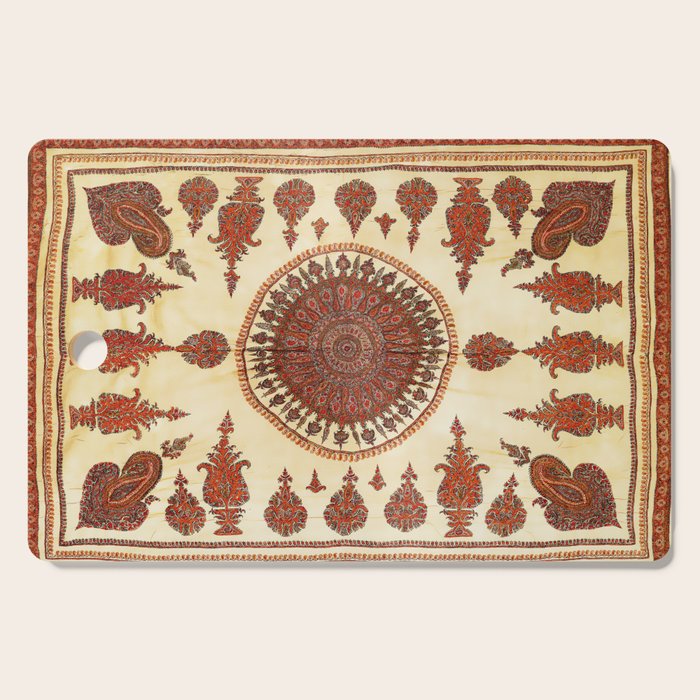 Kerman South Persian Embroidery Print Cutting Board Gallery Image 1