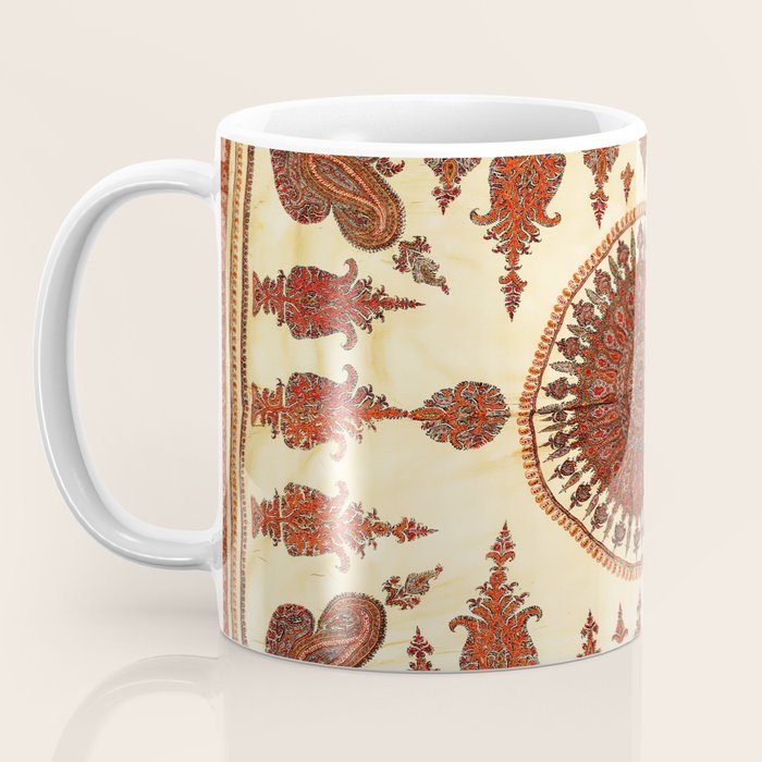 Kerman South Persian Embroidery Print Coffee Mug Gallery Image 3