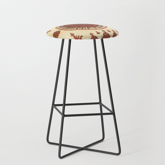 Kerman South Persian Embroidery Print Stool Gallery Image 1
