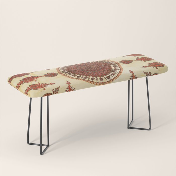 Kerman South Persian Embroidery Print Bench Gallery Image 1