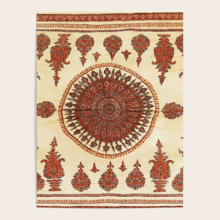 Kerman South Persian Embroidery Print Poster Gallery Image 4