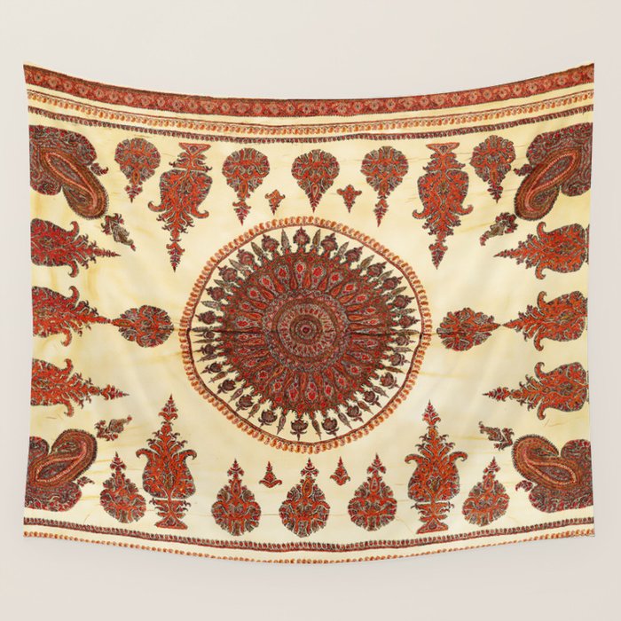 Kerman South Persian Embroidery Print Wall Tapestry Gallery Image 4