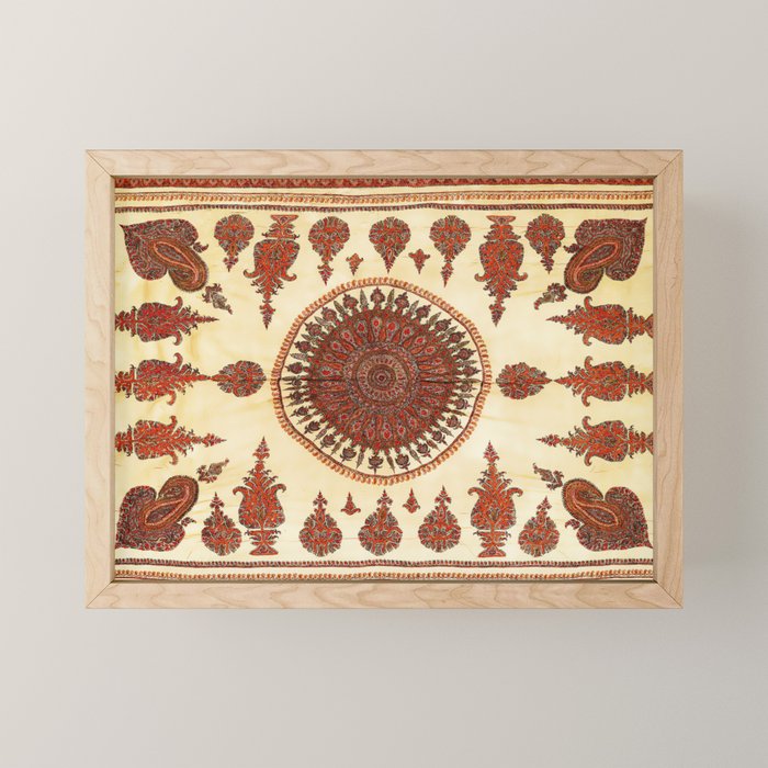 Kerman South Persian Embroidery Print Mini Art Print Gallery Image 1