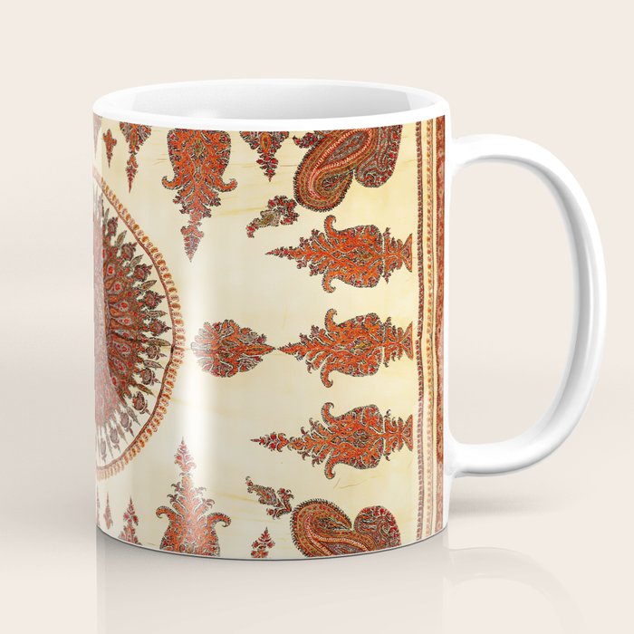 Kerman South Persian Embroidery Print Coffee Mug Gallery Image 1