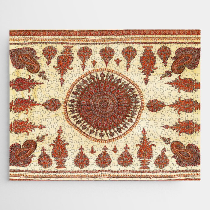 Kerman South Persian Embroidery Print Jigsaw Puzzle Gallery Image 1