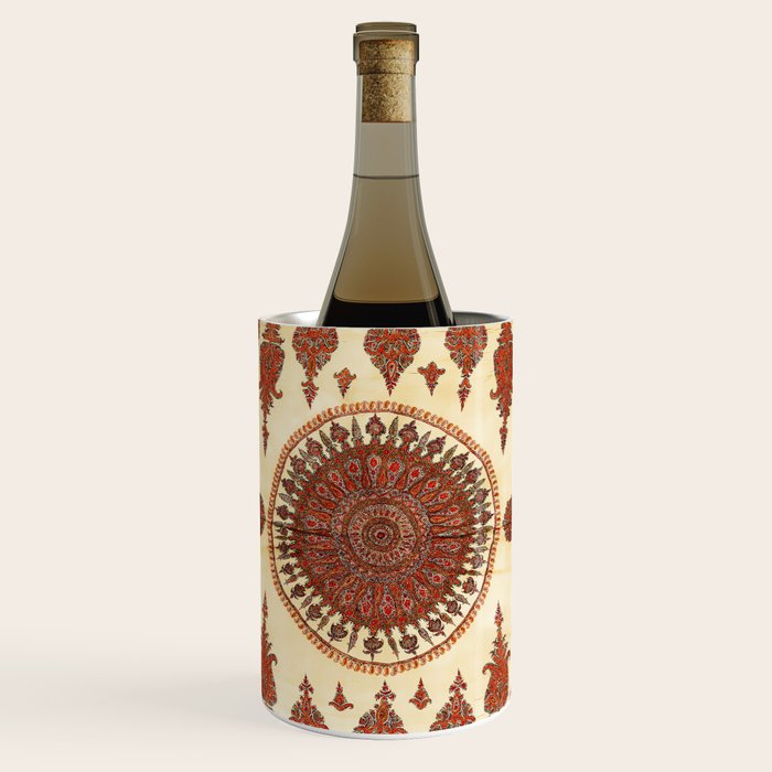 Kerman South Persian Embroidery Print Wine Chiller Gallery Image 1