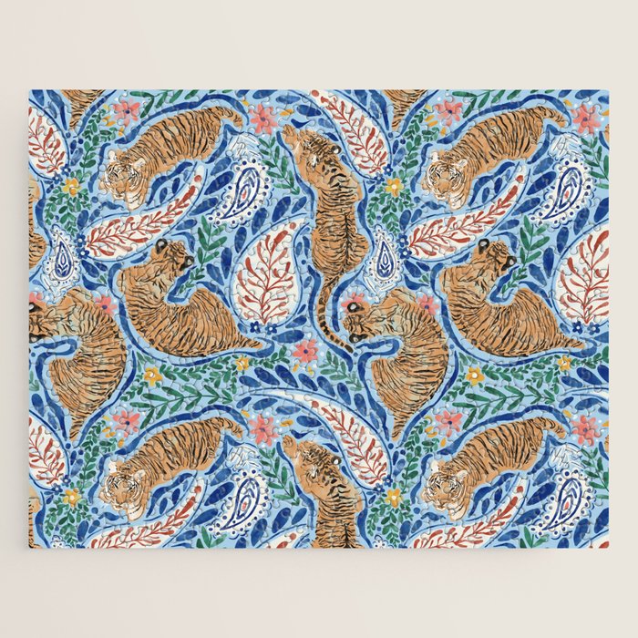 Blue Safari Adventure Jigsaw Puzzle Gallery Image 1