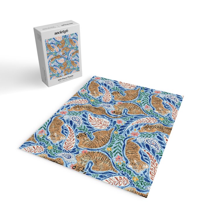 Blue Safari Adventure Jigsaw Puzzle Gallery Image 2