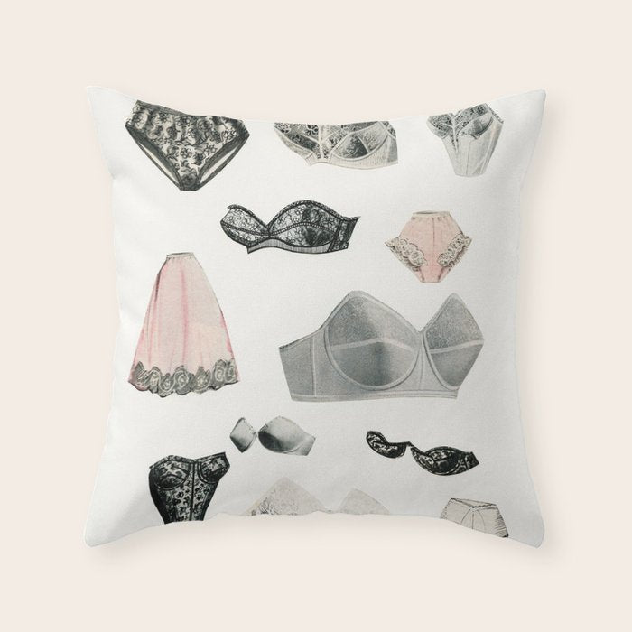 Lingerie Throw Pillow Gallery Image 6