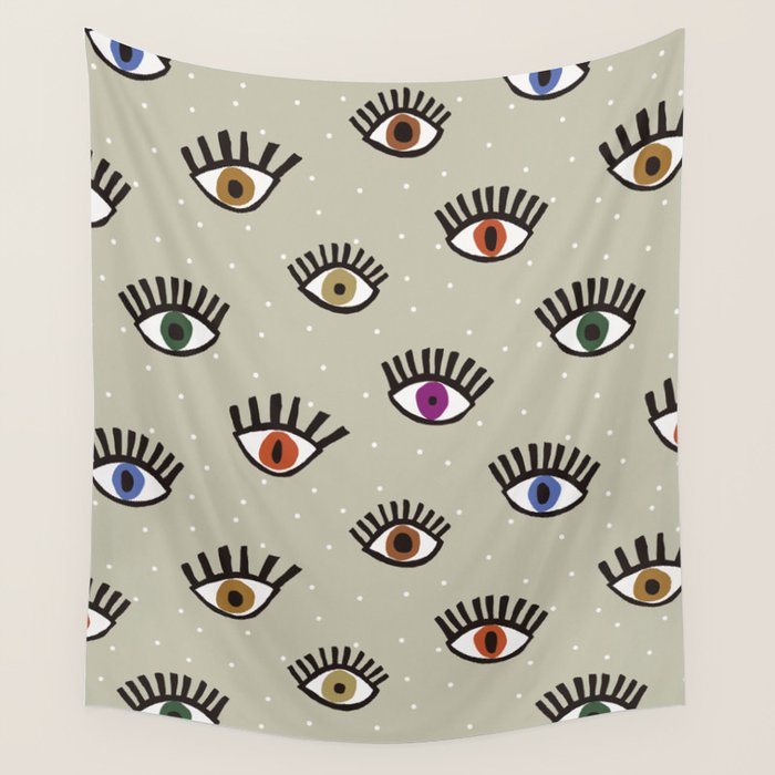 Eyes #1 Wall Tapestry Gallery Image 4