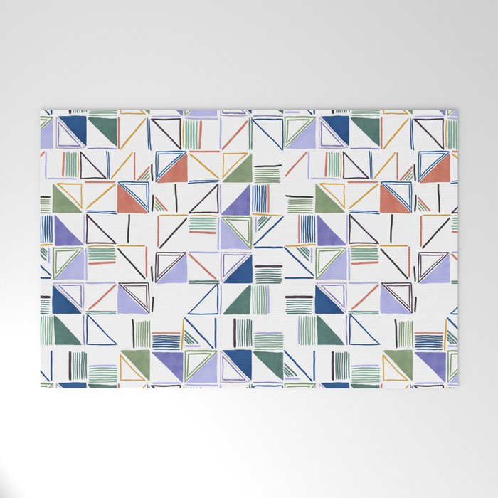 Abstract forms of lines 77G Welcome Mat Gallery Image 1
