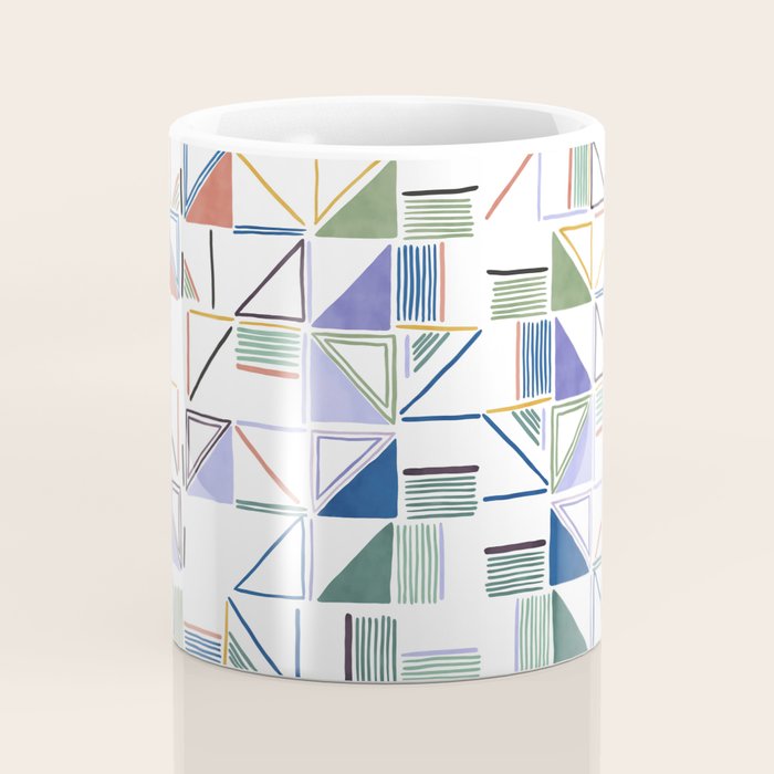 Abstract forms of lines 77G Coffee Mug Gallery Image 4