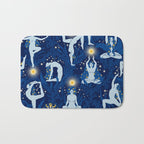 Feel the Cosmic Balance blue Bath Mat Gallery Image 1