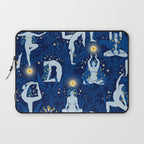 Feel the Cosmic Balance blue Laptop Sleeve Gallery Image 1