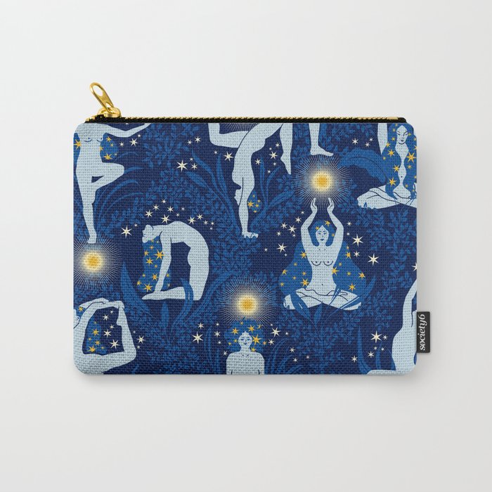 Feel the Cosmic Balance blue Carry All Pouch Gallery Image 1