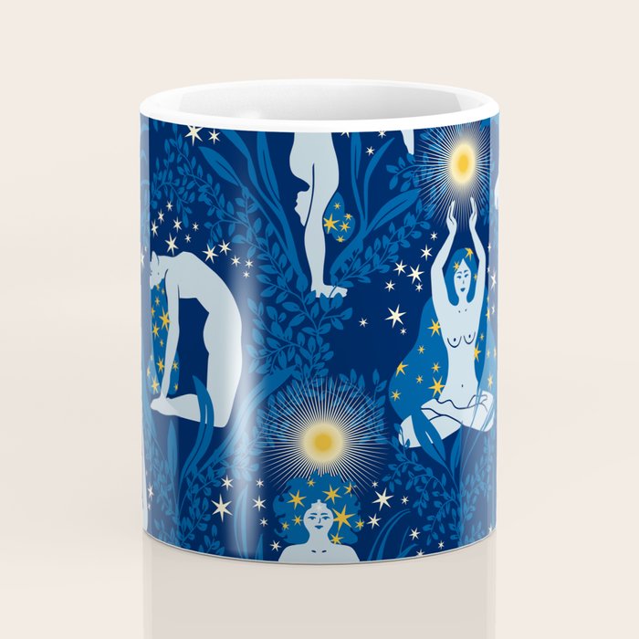 Feel the Cosmic Balance blue Coffee Mug Gallery Image 4
