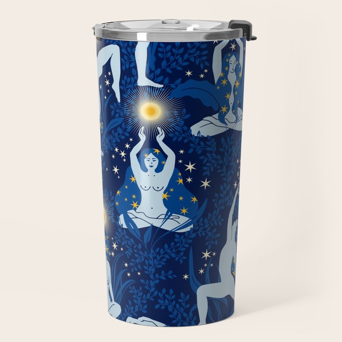 Feel the Cosmic Balance blue Travel Mug Gallery Image 2