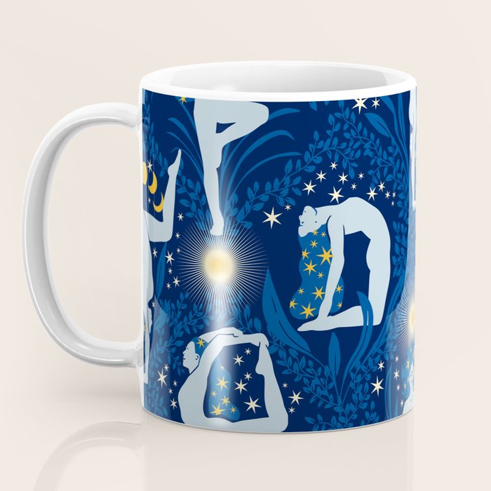 Feel the Cosmic Balance blue Coffee Mug Gallery Image 3