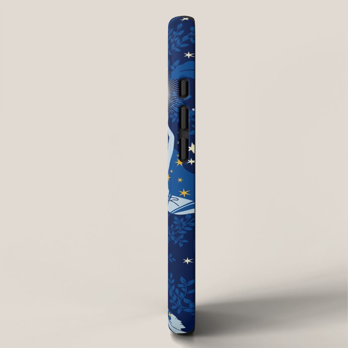 Feel the Cosmic Balance blue iPhone Case Gallery Image 2