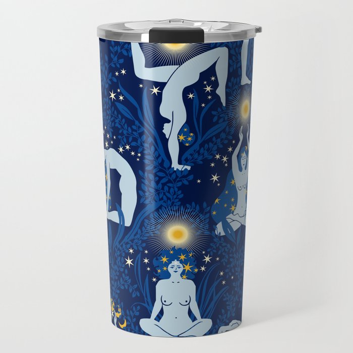 Feel the Cosmic Balance blue Travel Mug Gallery Image 1
