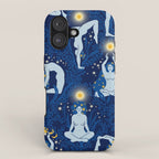 Feel the Cosmic Balance blue iPhone Case Gallery Image 1