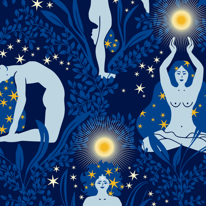 Feel the Cosmic Balance blue Coffee Mug Gallery Image 2