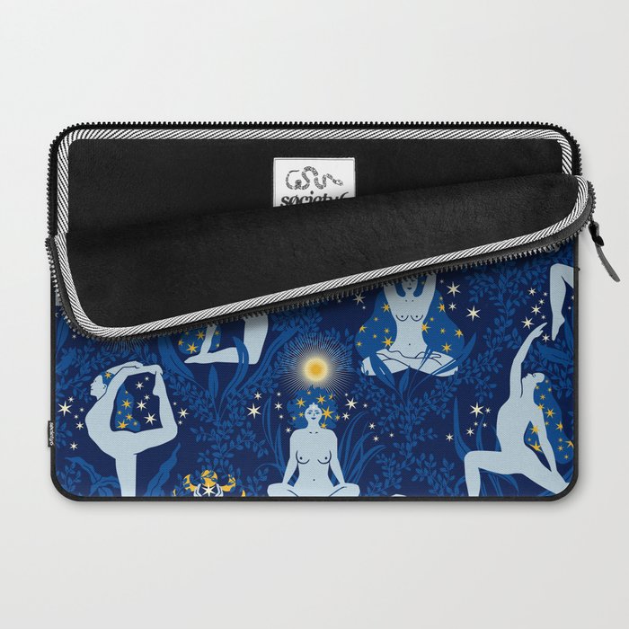 Feel the Cosmic Balance blue Laptop Sleeve Gallery Image 2