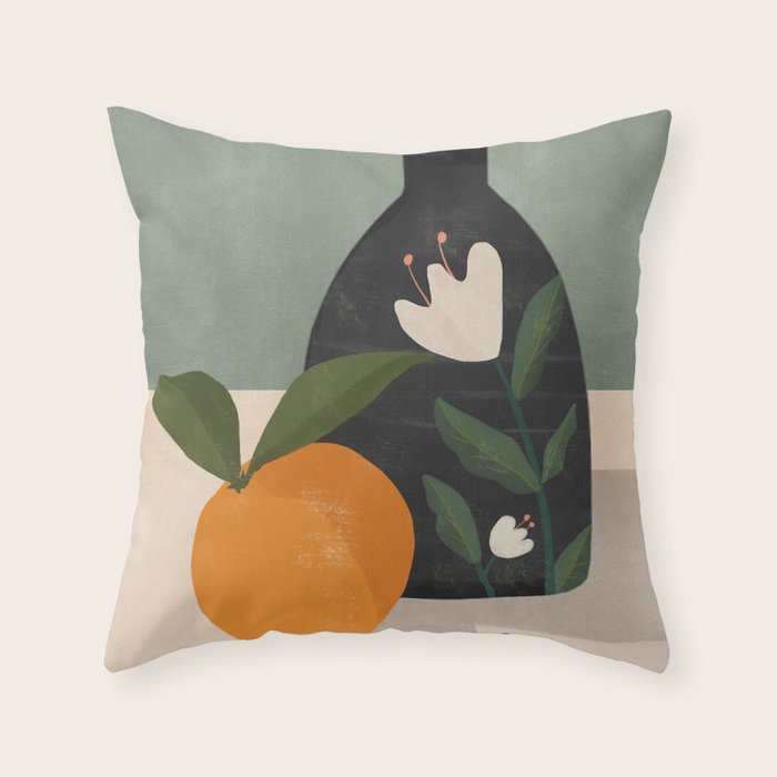 Still Life 5 Throw Pillow Gallery Image 6