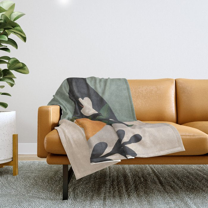 Still Life 5 Throw Blanket Gallery Image 1