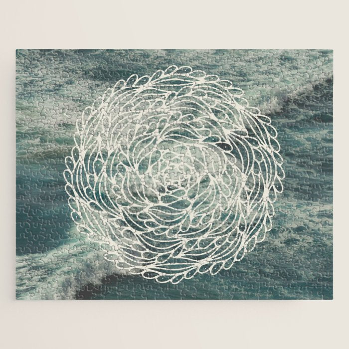 Mandala Ocean Waves Jigsaw Puzzle Gallery Image 1