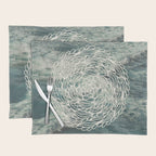 Mandala Ocean Waves Placemat Gallery Image 1