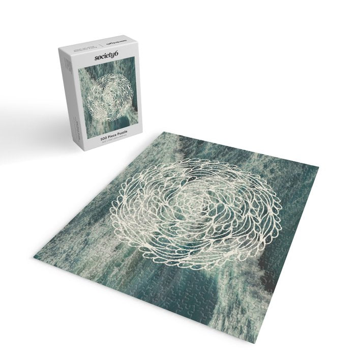 Mandala Ocean Waves Jigsaw Puzzle Gallery Image 2