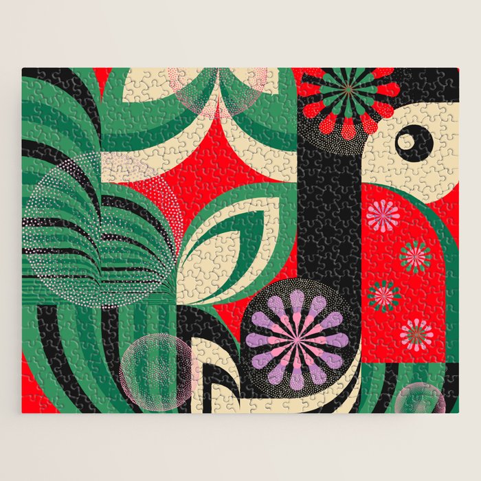 Geisha Sakura Girl Jigsaw Puzzle Gallery Image 1