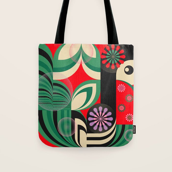 Geisha Sakura Girl Tote Bag Gallery Image 1