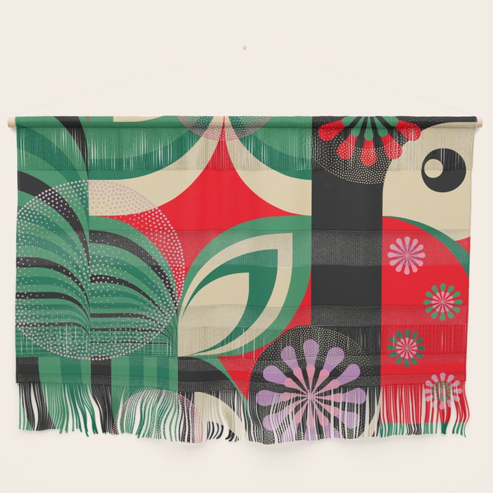 Geisha Sakura Girl Wall Hanging Gallery Image 1