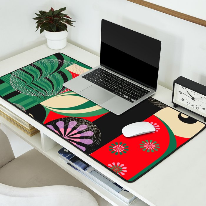 Geisha Sakura Girl Desk Mat Gallery Image 2