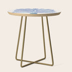 Palm Tree - Navy Palette Side Table Gallery Image 1