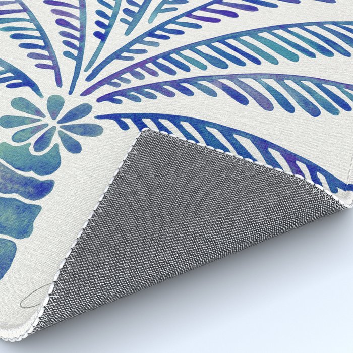 Palm Tree - Navy Palette Rug Gallery Image 4