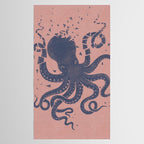 Octopus in the Deep Pastel Version Tablecloth Gallery Image 2