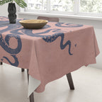 Octopus in the Deep Pastel Version Tablecloth Gallery Image 3