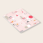 City life blocks pearl pink Notebook Gallery Image 3