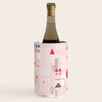 City life blocks pearl pink Wine Chiller Gallery Image 3