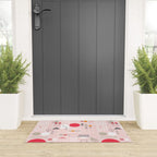 City life blocks pearl pink Welcome Mat Gallery Image 3