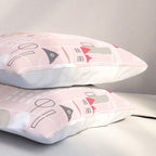 City life blocks pearl pink Pillow Sham Gallery Image 3