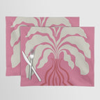 Minimal leaf and vase Placemat Gallery Image 1