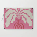 Minimal leaf and vase Laptop Sleeve Gallery Image 1