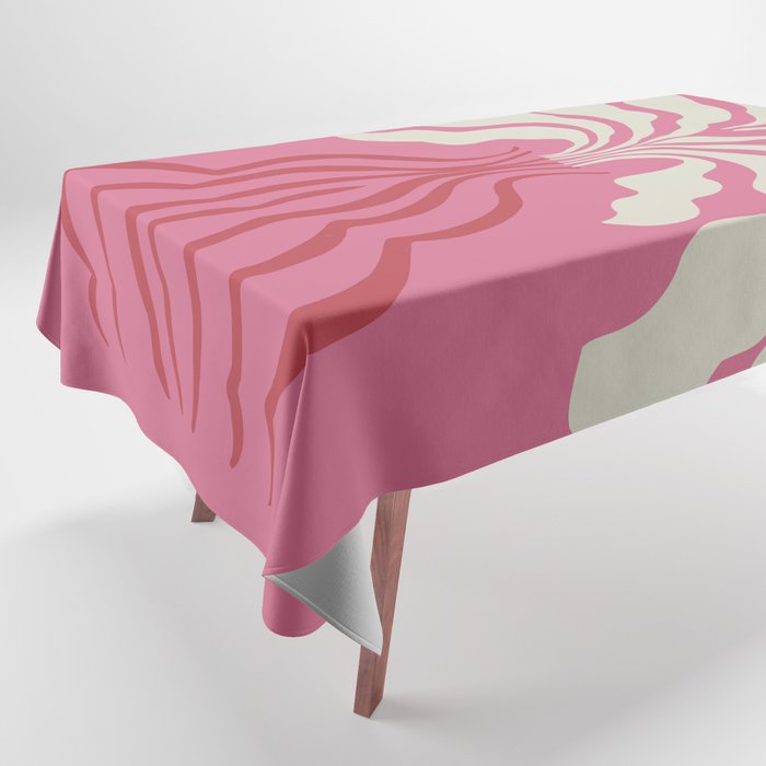 Minimal leaf and vase Tablecloth Gallery Image 1